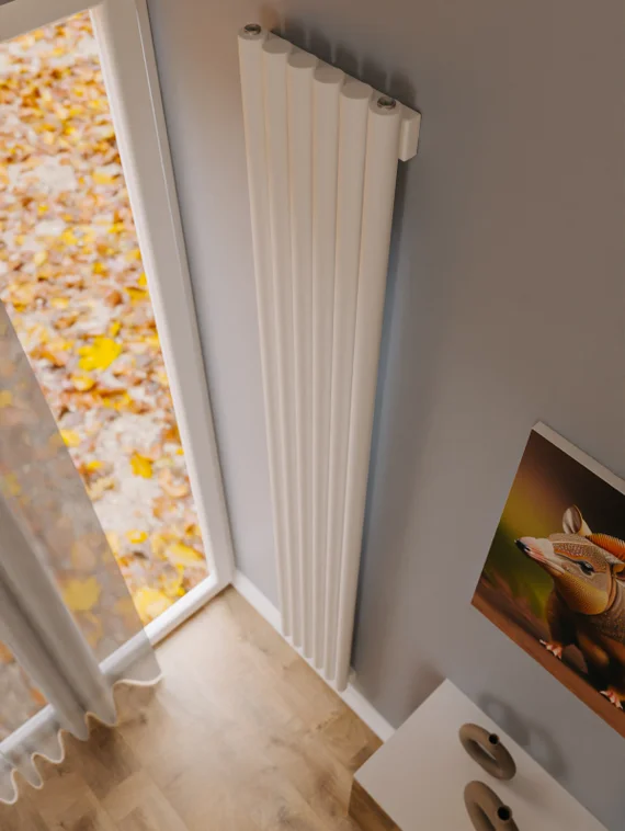 Bronto Soma V - вертикальный трубчатый радиатор высотой 2000 мм, нижнее центральное подключение