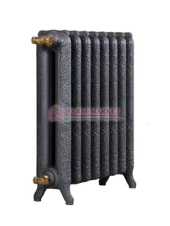 Guratec Merkur 760/05 AntikSchwarz - чугунный дизайн радиатор