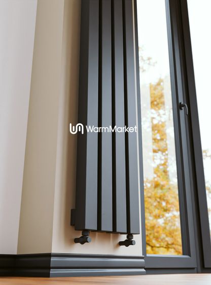 Bareng Livian V 2250 - вертикальный трубчатый радиатор высотой 2250 мм, нижнее разнесенное подключение