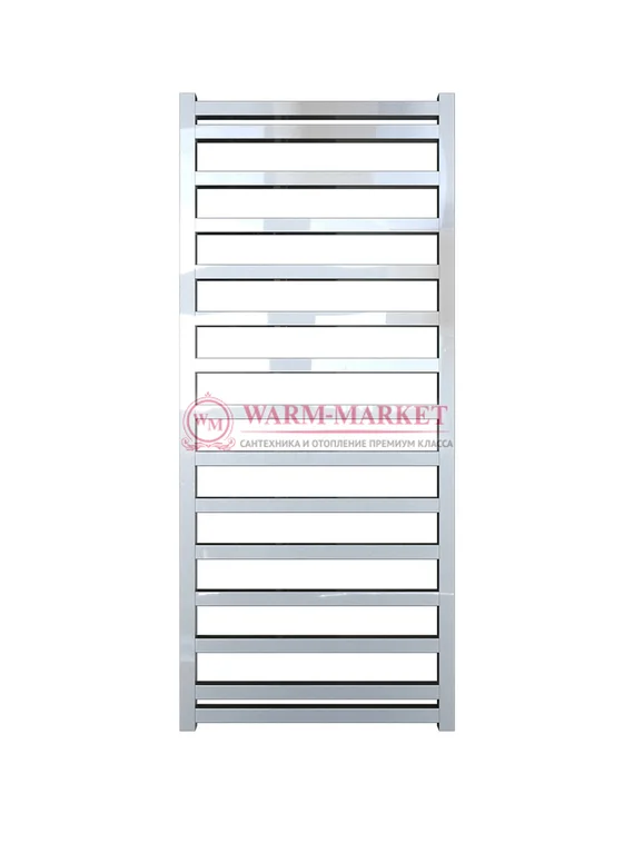 Mandarino Quadrata 500х1200 - цветной полотенцесушитель из анодированного алюминия, модель 15/12