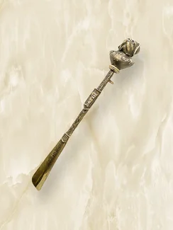 Бронзовая ложка для обуви "Dog"