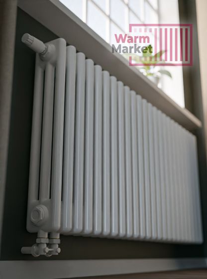 Axxinot Sentir 3070 - стальной трубчатый радиатор, нижнее подключение с термостатикой N69 твв