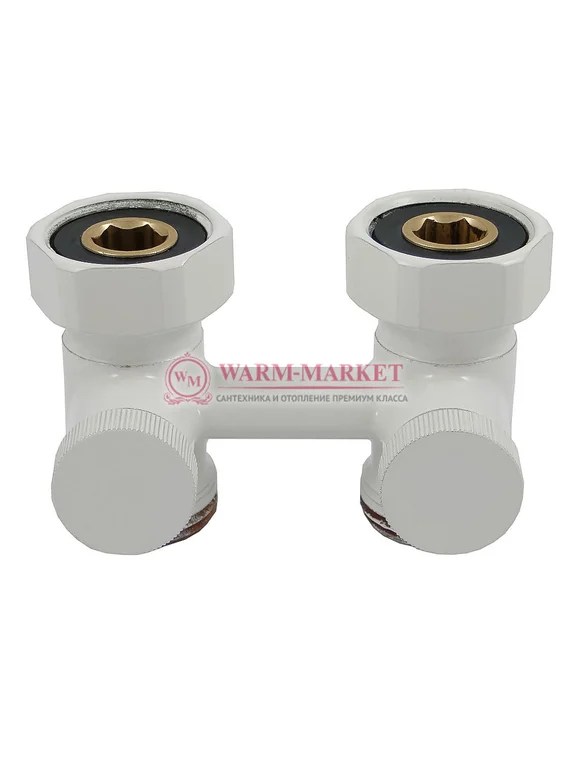 Узел нижнего подключения прямой G 3/4 x 3/4 D=50 MM белый