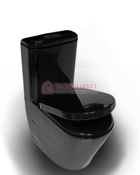 Унитаз Nilo 2303 nero черный глянцевый