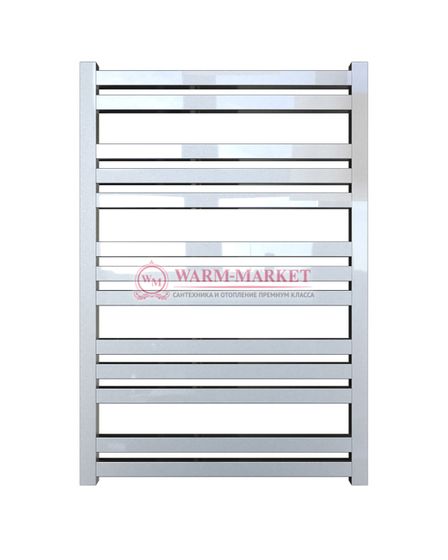 Mandarino Quadrata 500х800 - цветной полотенцесушитель из анодированного алюминия, модель 13/24