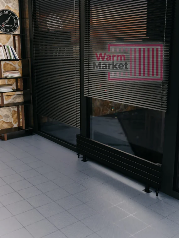 Axxinot Adero 30х60 ZN - горизонтальный радиатор на ножках шириной 600 мм, 3 секции