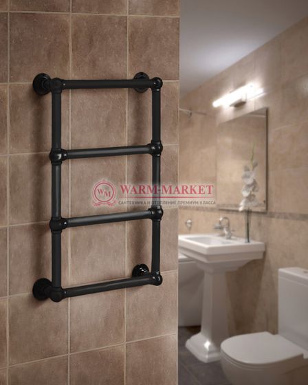 Полотенцесушитель Warmer Bomond в ретро стиле 600х400 мм, 4 перекладины