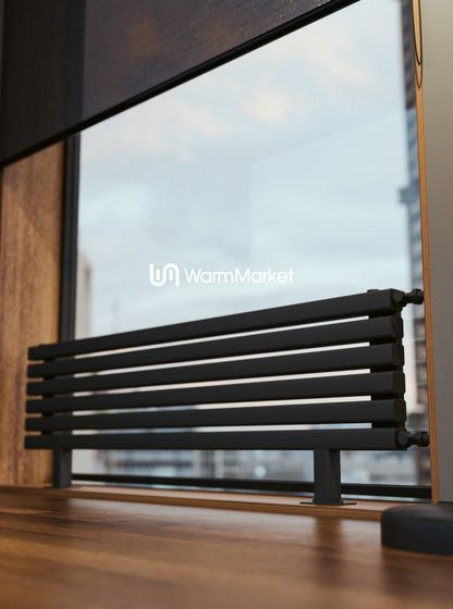 Bareng Tipe ZN 2500 - напольный трубчатый радиатор шириной 2500 мм, боковое подключение