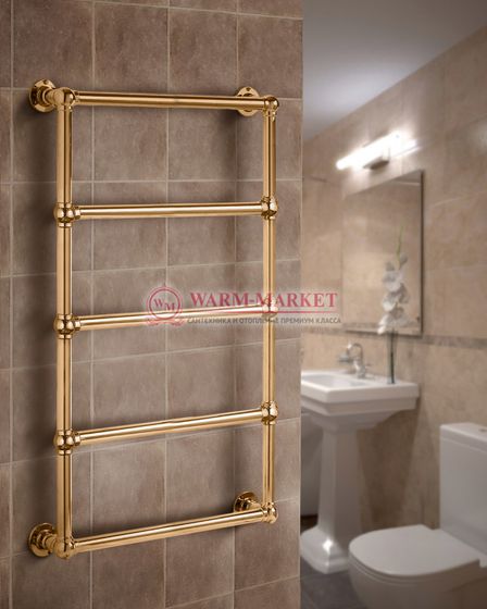 Полотенцесушитель Warmer Bomond в ретро стиле 1000х500 мм, 5 перекладин