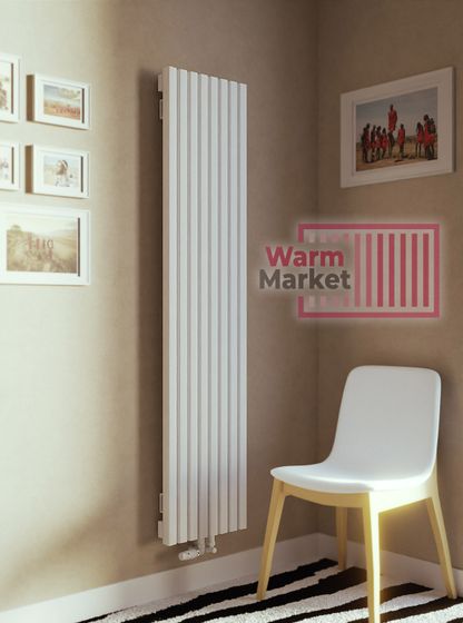 Axxinot Fortalla 40х40 V - вертикальный радиатор высотой 1250 мм, 12 секций