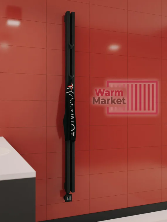 Axxinot Cardea 60х30 VE - вертикальный электрический радиатор высотой 2000 мм, 6 секций