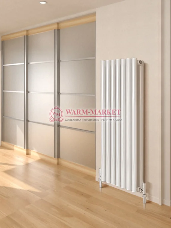 Вертикальный трубчатый радиатор KZTO Garmonia V2 высотой 1545 мм