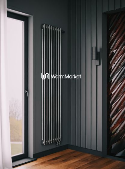 Bareng Softy 2160 - двухтрубный трубчатый радиатор высотой 1600 мм, нижнее подключение с термостатикой