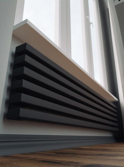 Bronto Plex Z - горизонтальный трубчатый радиатор шириной 1500 мм, боковое подключение