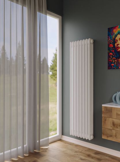 Bronto Pipe 3150 - трехтрубный трубчатый радиатор высотой 1500 мм, нижнее подключение