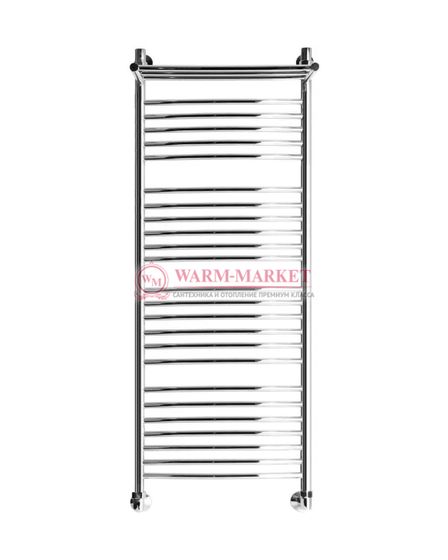 Bogema 2 (дуга) - водяной полотенцесушитель с полкой из нержавеющей стали