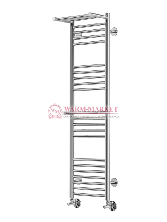 Аврора П22-1 - электрический полотенцесушитель с двумя полками, белый