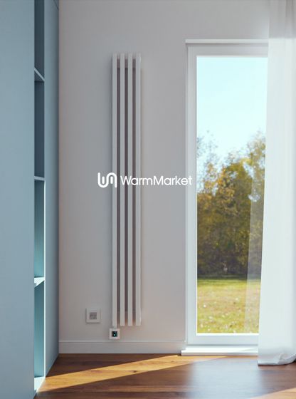 Bareng Select VE 1000 - вертикальный электрический трубчатый радиатор высотой 1000 мм