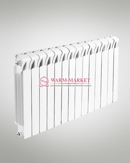 Rifar Monolit 500 - биметаллический радиатор с боковым подключением