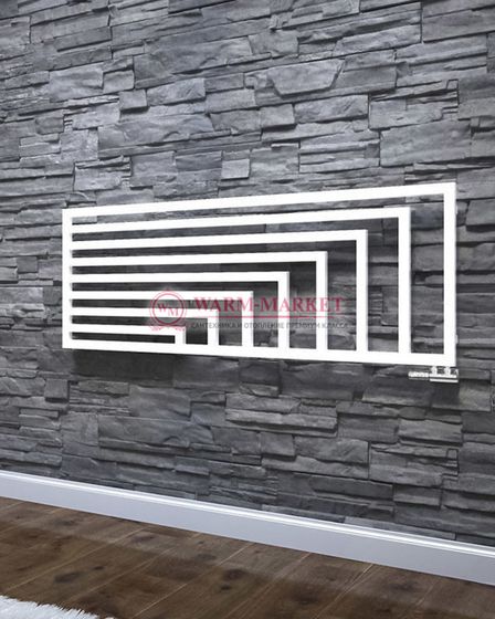 Angus - вертикальный водяной дизайн полотенцесушитель-перегородка из нержавеющей стали