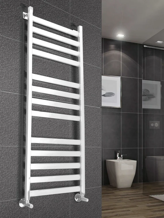Verona - электрический дизайн полотенцесушитель с квадратными вертикалями