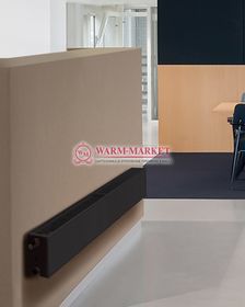 DiaNorm Plan Ventil Compact FCV33 , высотой 200 мм - радиатор с гладкой панелью и нижним/боковым подключением черного цвета