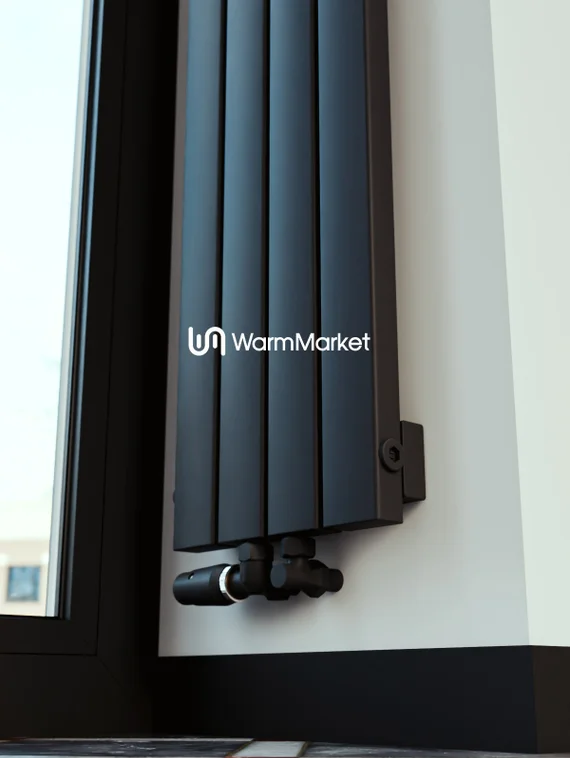 Bareng Temper V 3000 - вертикальный трубчатый радиатор высотой 3000 мм, нижнее центральное подключение