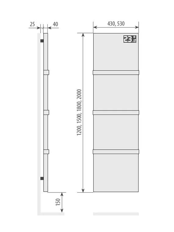 Varmann Solido - электрический дизайн радиатор