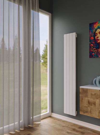 Bronto Silva V - вертикальный трубчатый радиатор высотой 2250 мм, нижнее центральное подключение