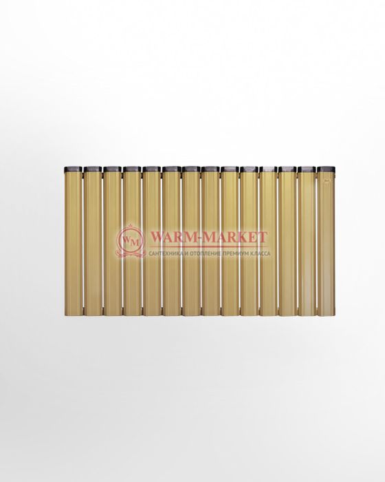 Горизонтальный дизайн радиатор Anit Pioneer 500 анодированный алюминий цвет золото | Фото 4