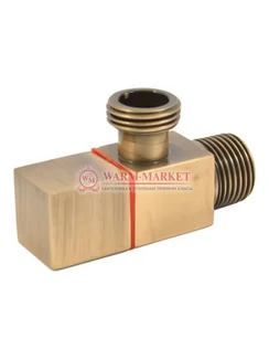 Кран серии Square Античная латунь