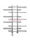 Gratsia-3 - электрический дизайн-полотенцесушитель из нержавеющей стали