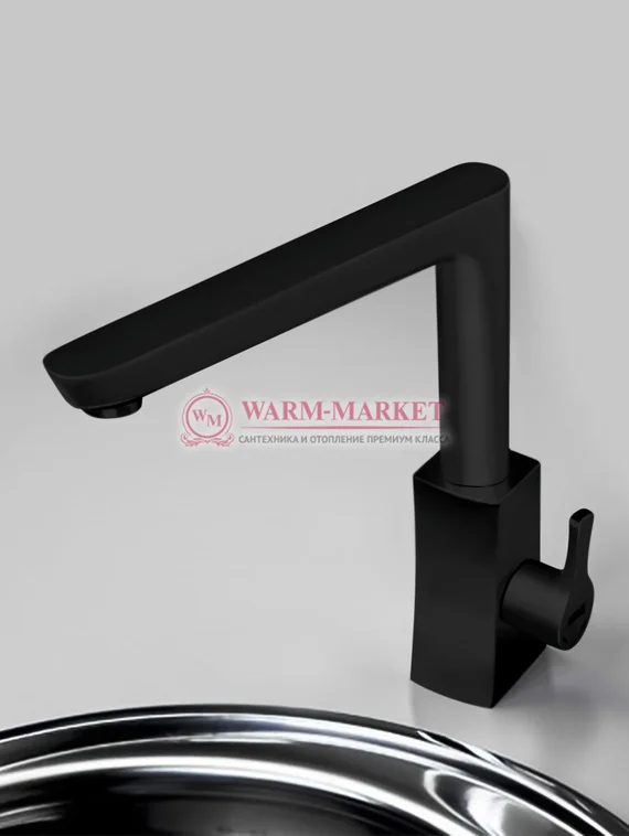 Смеситель для кухни черный Berkel 4807-Bl
