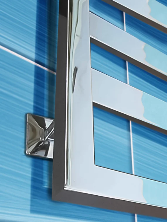 Tempra - водяной дизайн полотенцесушитель с широким профилем прямоугольного сечения