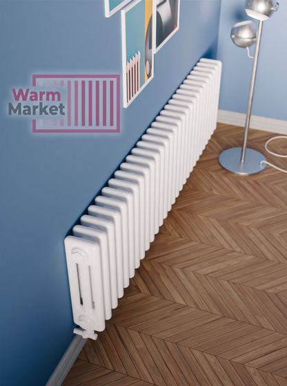 Трубчатый радиатор Solira 3040 N12 боковое подключение, цвета RAL