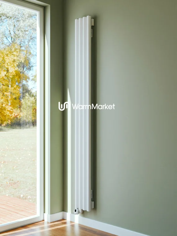Bareng Monte VE 1000 - вертикальный электрический трубчатый радиатор высотой 1000 мм