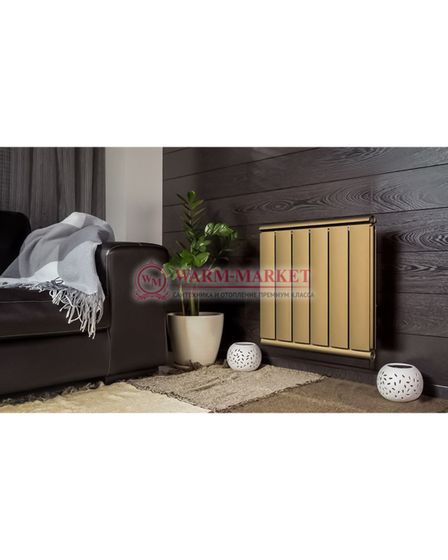 Silver S 1800 - вертикальный цветной алюминиевый дизайн - радиатор