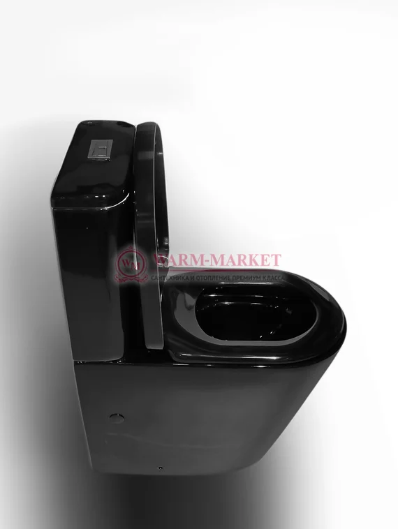 Унитаз Nilo 2303 nero черный глянцевый