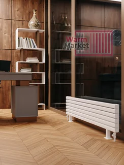 Axxinot Fortalla 40х40 ZN - напольный радиатор на ножках шириной 500 мм, 2 секции