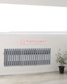 Steel GZ 30х50 980 - горизонтальный трубчатый дизайн-радиатор высотой 330 мм, 20 секций