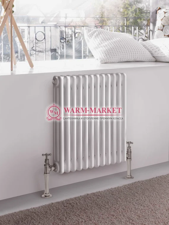 Трубчатый радиатор Dia Norm 3057-14 секций, трехтрубный с боковым подключением.