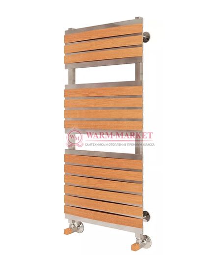 Florencia (Legno) - водяной дизайн полотенцесушитель с декоративными накладками