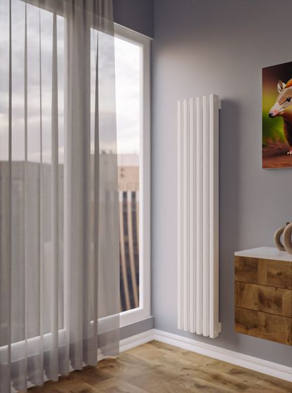 Bronto Plex V - вертикальный трубчатый радиатор высотой 1250 мм, нижнее центральное подключение