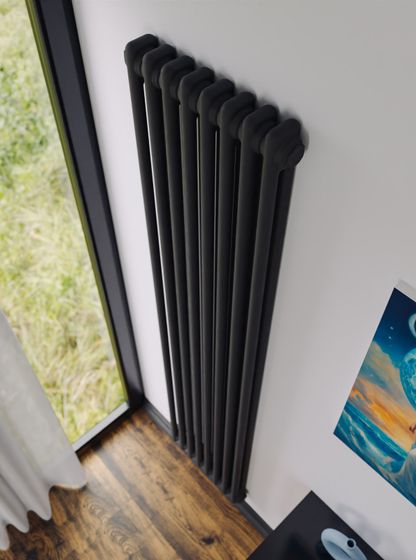 Bronto Pipe 2180 - двухтрубный трубчатый радиатор высотой 1800 мм, нижнее подключение