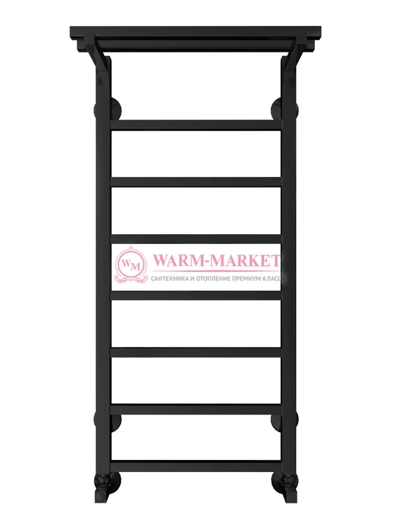 Контур П8-2 - водяной полотенцесушитель с полкой, нижнее подключение
