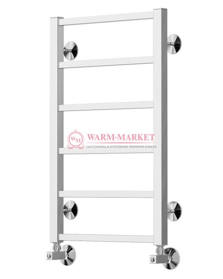 Контур П6-2 - водяной полотенцесушитель, нижнее подключение, цвет бронза