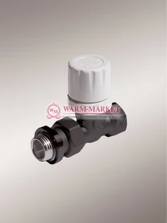 Purmo вентиль термостатический прямой ½ МТВ 130 черный