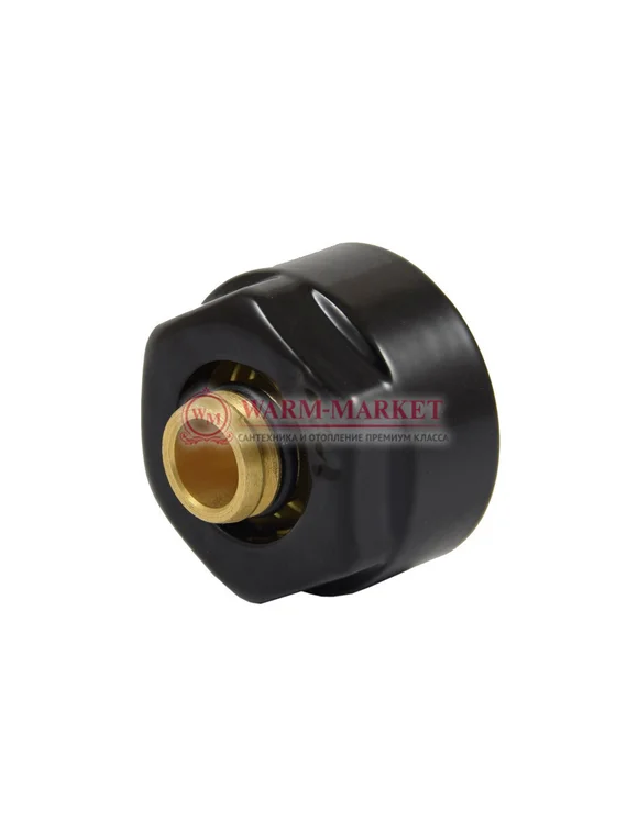 Резьбовое соединение для пластиковых труб GW 3/4-16x2 Черное 9005