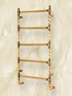 Garsia Bazel - полотенцесушитель в стиле ретро состаренная бронза