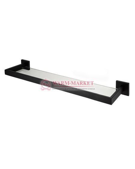 Полка стеклянная Warmer Black Line 55500145